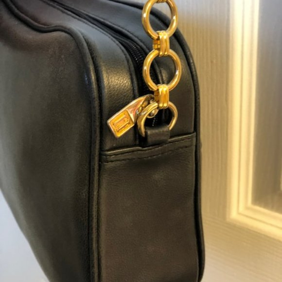 Lesley Fay Brown Leather Quilted Shoulder Ba - Picture 5 of 7